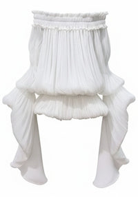 Goselia Off Shoulder Ruffle Mini Dress