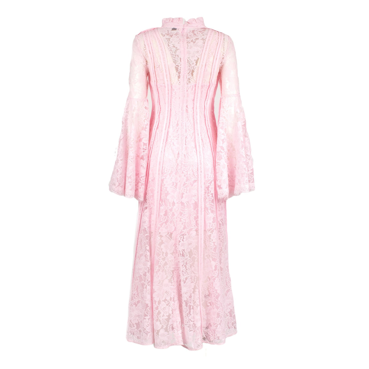 Pandorea Effortless Blush Lace Bell Sleeve Dress