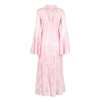Pandorea Effortless Blush Lace Bell Sleeve Dress