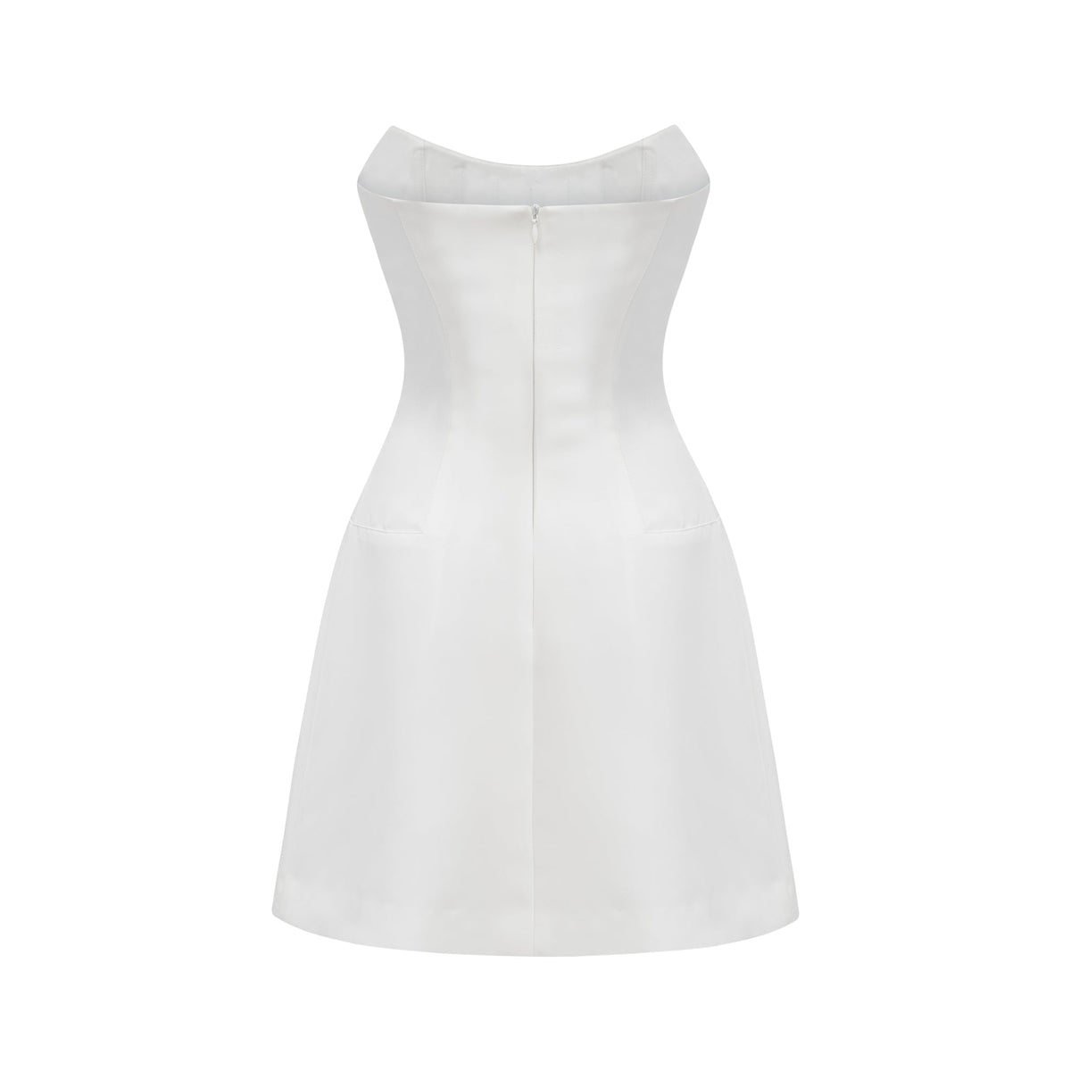 Torhild white embellished mini dress